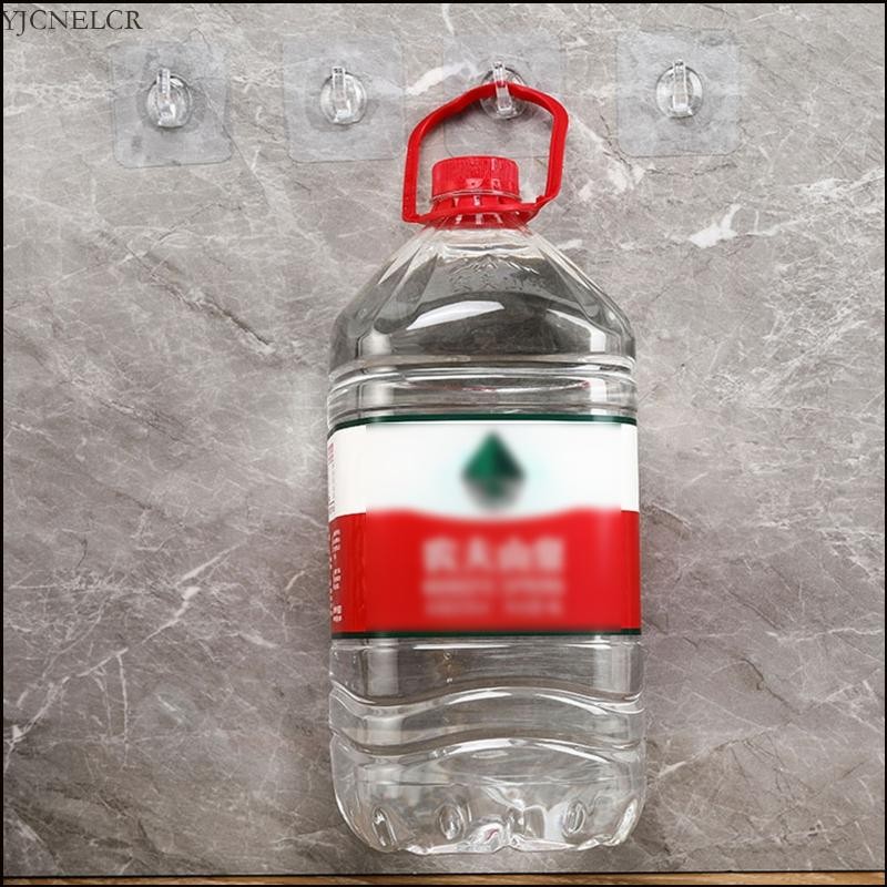 Wall Hook Strong Self Adhesive Transparent Suction Cup Heavy Load Rack