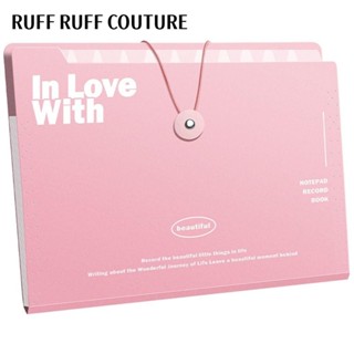 RUFF RUFF COUTURE   Thư mục tập tin  A4, Túi đựng giấy kiểm tra chống thấm nước, Lưu trữ phân loại sáng tạo 5 / 8 / 12 Túi tổ chức tập tin PP Học sinh