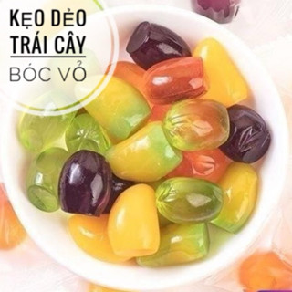 1KG KẸO DẺO TRÁI CÂY BÓC VỎ SIÊU HOT, LÀM MƯA LÀM GIÓ HIỆN NAY