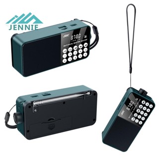  Đài phát thanh di động Mini Máy phát sóng tương thích Bluetooth Hỗ trợ vô tuyến Thẻ TF Máy nghe nhạc MP3 âm thanh nổi cho cơn bão khẩn cấp  jennie1.vn  