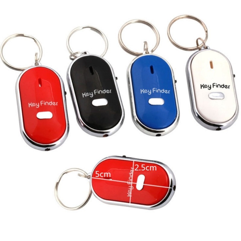 CLI Key Finder Còi Lost Key Finder Remote Móc khóa Finder Loss Locator có đèn LED