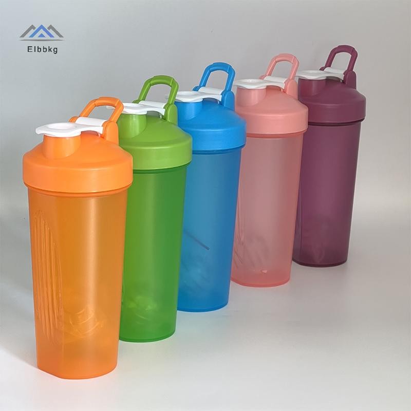 ELBBKG 600ml Protein Shaker Chai Protein Shaker Cup Cho Phòng Tập Gym Ffitness Shaker Di Động Quy Mô