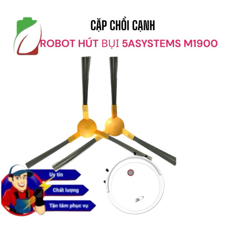 CẶP CHỔI CẠNH ROBOT HÚT BỤI 5ASYSTEMS M1900