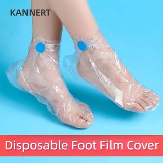 Kannert 100 / 200 / 300 / 500 Chiếc Nắp Chân, Nhựa PE Ngăn Ngừa Nhiễm Trùng Túi Chân Dùng Một Lần, Làm Dày Chống Thấm Nước Chân Trong Suốt Phim Để Chăm Sóc Bàn Chân Chapped