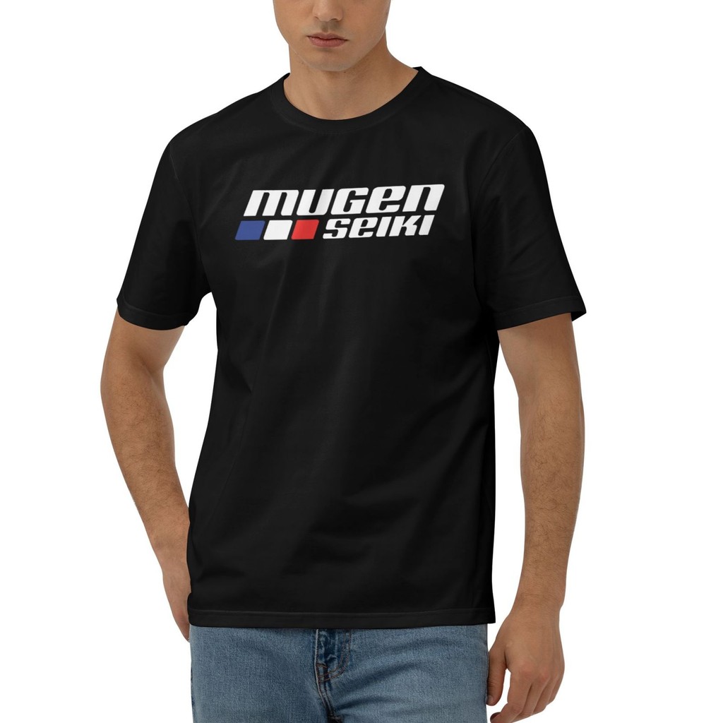 Áo thun cotton thật mùa hè Mugen Seiki Rc Logo Áo thun cotton