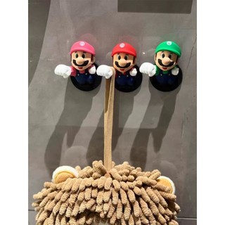 Mario Móc Đục Lỗ Móc Khăn Vệ Sinh Dễ Thương Giá Để Đồ Phòng Tắm Treo Bóng Tắm