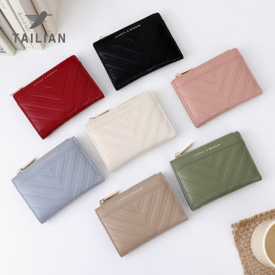 Ví nữ phong cách đơn giản Thời trang có khóa sức chứa lớn Ví đựng tiền xu