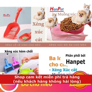 Xẻng Xúc Cát Vệ Sinh Hốt Phân Cho Mèo Hanpet Shop