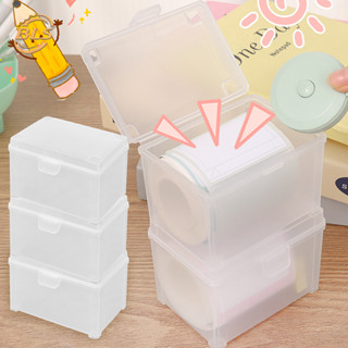 1 Cặp Hộp Bảo Quản Nhựa PP Mờ Đa Năng - Hộp Thu Thẻ Trò Chơi - Hộp Đựng Kẹp Tóc Để Bàn