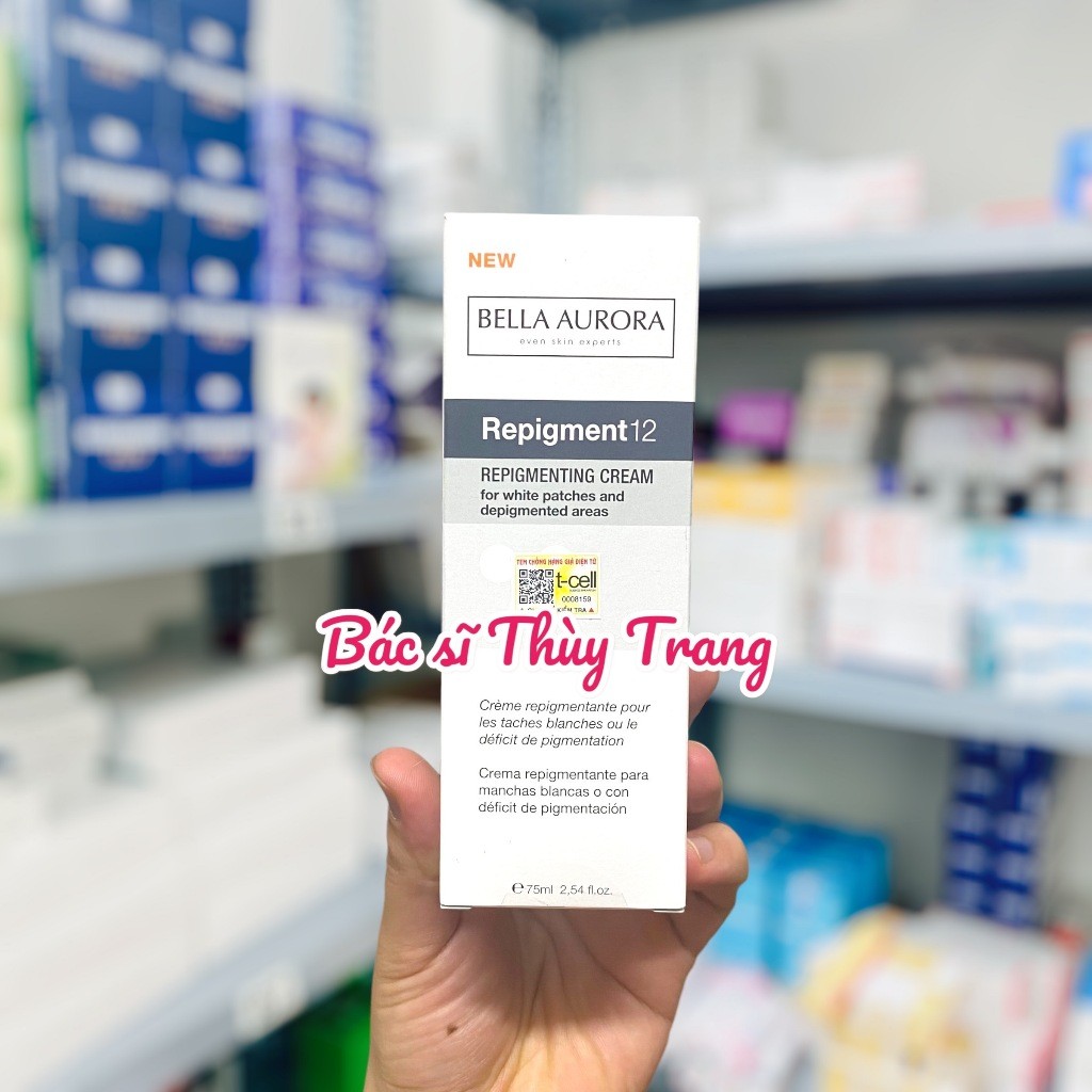 Kem hỗ trợ mất sắc tố da Bella Aurora Repigment12 Cream