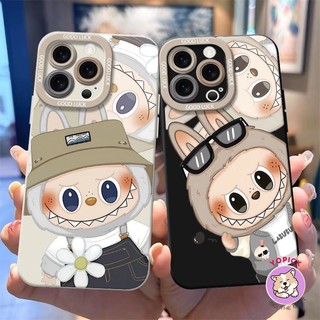 Ốp điện thoại hoạt hình mát mẻ labububu cho IPhone 16 PRO Max Apple 15 PRO 13 Mẫu mới 14 Bộ 12 Creative11 Bảo hiểm toàn diện Xsmax Silicone XR Chống rơi 8 plus TSY