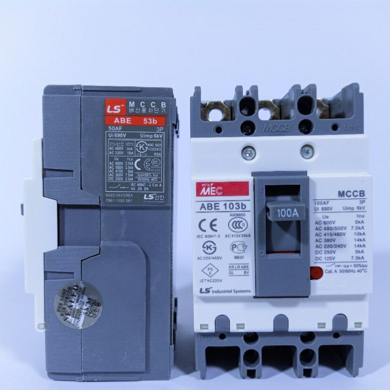 Aptomat Khối 3 Pha ABE 30A~100A,MCCB 30A~100A-  ĐỊNH ĐIỆN ELECTRICAL