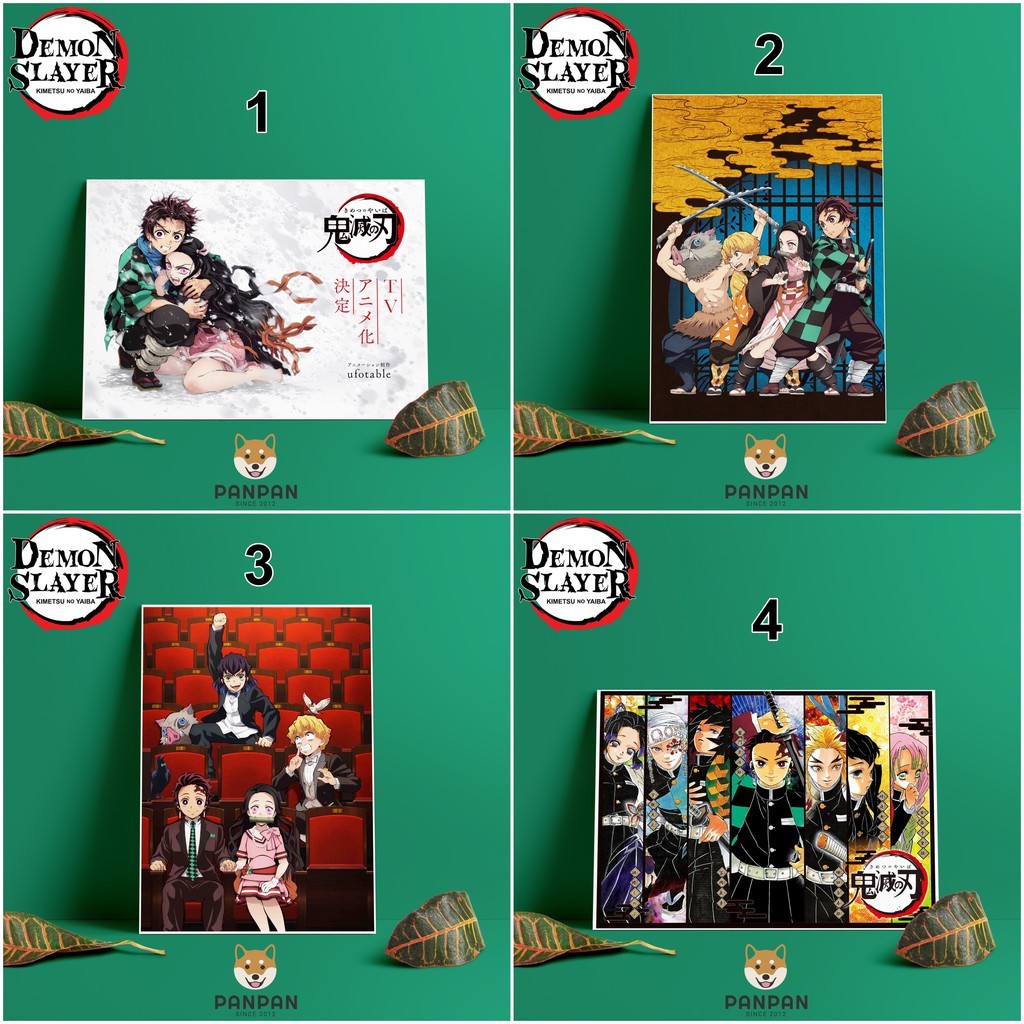 Postcard Cao Cấp - Postcard Kimetsu no Yaiba (1) - KuuLuu Shop - Giấy C300 cán bền màu