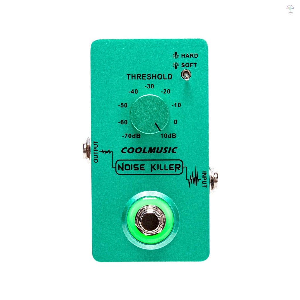 Bàn đạp hiệu ứng diệt tiếng ồn COOLMUSIC True Bypass Noise Gate Bàn đạp hiệu ứng đàn Guitar với chế 