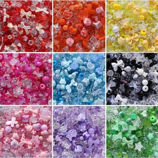  100gam charm mix các kiểu theo tone màu có lổ xỏ làm vòng hạt làm phụ kiện 