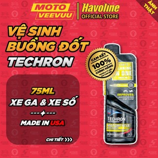   MTVV  Dung dịch vệ sinh buồng đốt kim phun CALTEX Techron Concentrate Plus carbon phụ gia xăng xe máy TCP 75ml <END> 