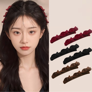 Kẹp Tóc Hai Lớp Tạo Kiểu Tóc Phong Cách Hàn Quốc Cho Nữ, Kẹp Tóc Mỏ Vịt, kẹp Tóc Tiểu Thư, Kẹp Tóc Tết E2233