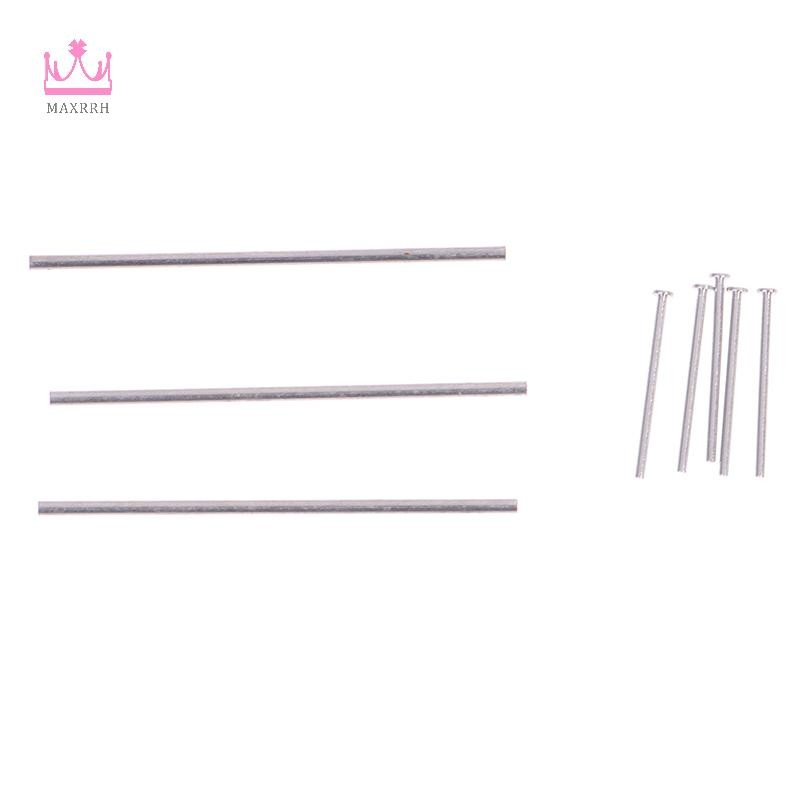 Maxrrh 1 Bộ 1 / 64 Hợp Kim Bánh Xe Ô Tô Trục 0.8x25mm / 28mm Trục Rỗng w Móng Tay Pin Cho 1: 64 HW /