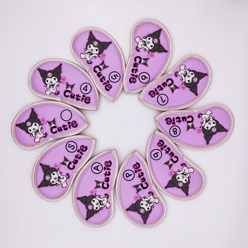 Vỏ bảo vệ đầu gậy golf PU kháng nước - Bộ 10 cái GT5542 5JIK