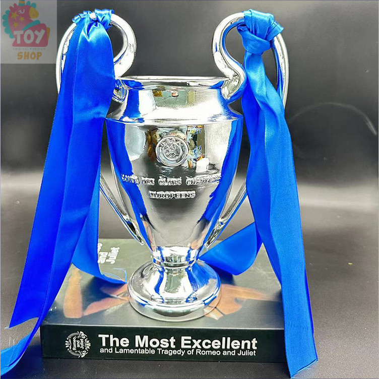 Cúp bóng đá Cúp Champions League Cúp Saint-Édouard Quà lưu niệm bóng đá nhựa mô hình trận đấu bóng đ