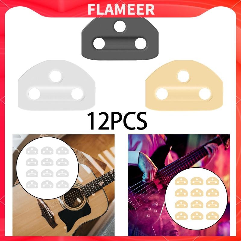 12x Dây Đàn Guitar Cố Định Hiện Vật Dây Móng Tay Công Cụ Thay Thế Cho Đàn Guitar Acc Phần