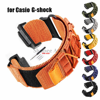 Dây đeo vải Nylon 16mm cho dây đeo đồng hồ vòng thể thao Casio cho DW-5600 / 5610 GA2100 Vòng đeo tay nam nữ