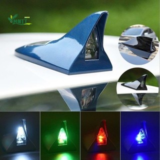 Mntt Ăng-ten vây cá mập năng lượng mặt trời Ăng-ten an toàn chống va chạm trên nóc ô tô Đèn flash LED phía sau