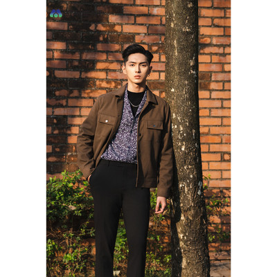 Áo khoác sơ mi dạ nam dáng Regular Fit Metagent MS 70E3706