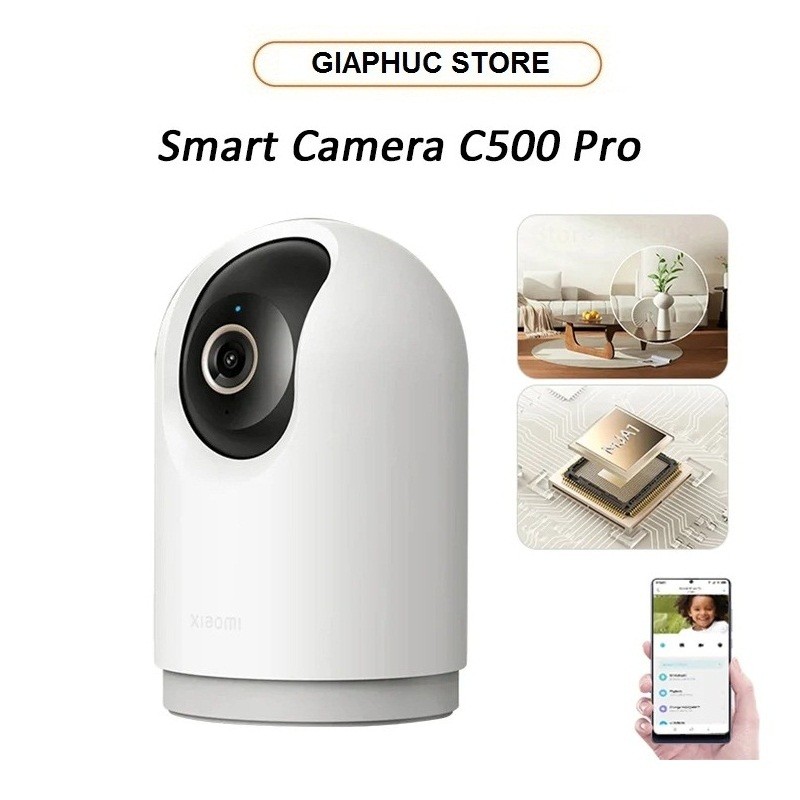 Camera giám sát ip xoay Xiaomi C500 Pro 5MP Bản Quốc Tế - Bảo hành Chính Hãng