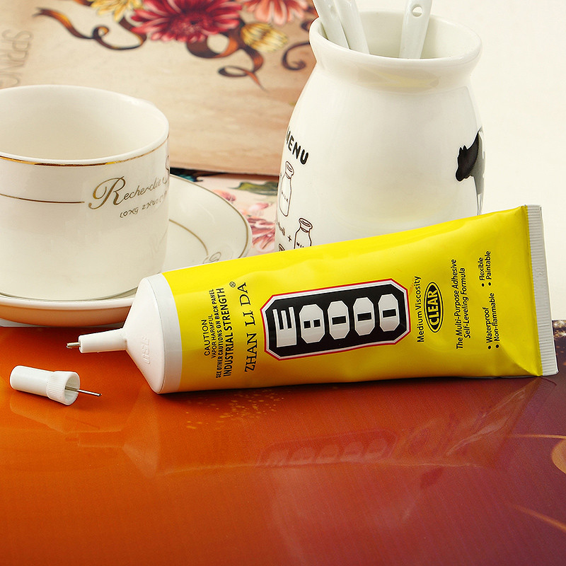 E8000 Keo Dán Quần Áo và Da, Tay Máy Chuyên Dùng Cho Kim Cương Giả và Vỏ Điện Thoại