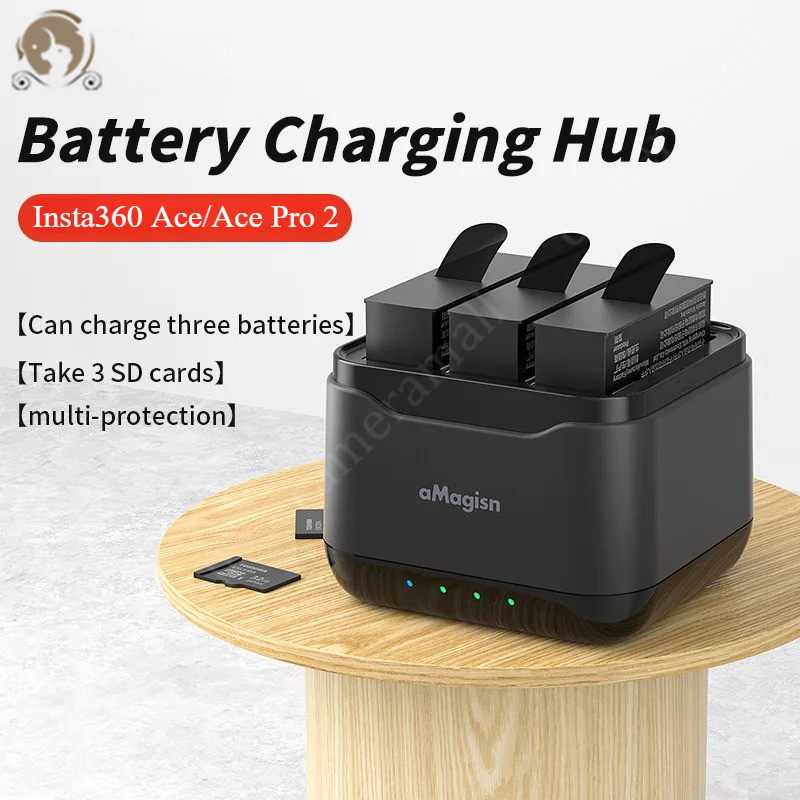 Trung tâm sạc pin aMagicsn cho phụ kiện sạc nhanh Insta360 Ace / Ace Pro 2