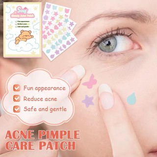 Soug Màu Sắc Dễ Thương Hydrocolloid Acne Patch Bear Star Acne Patch