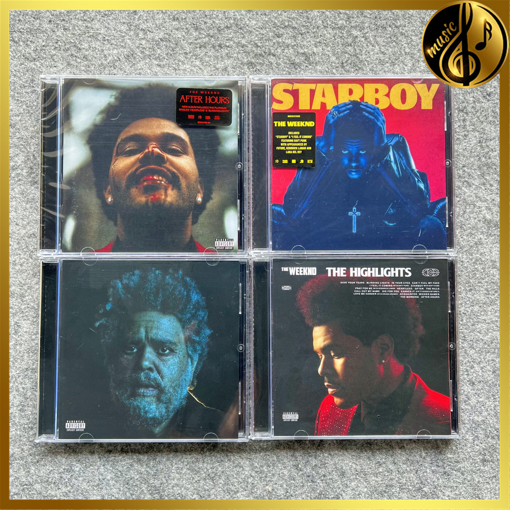 The Weeknd The Highlights, After Hours, Starboy, Dawn FM Original 4 Albums Set [Sealed] Brand New - 