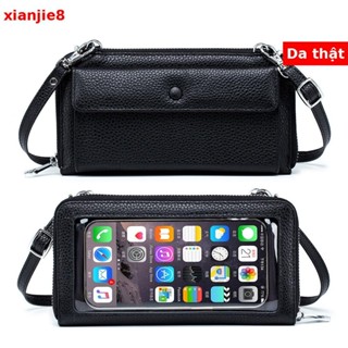  Đa Năng Màn Hình Cảm Ứng Túi Điện Thoại Di Động Nữ Túi Messenger Ví Da Thật Túi Đeo Vai Mini Nữ Túi 