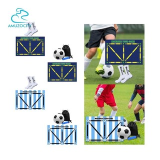Thảm tập đi chân bóng đá Amuzocity Thảm tập Dribble cho gia đình ngoài trời trong nhà