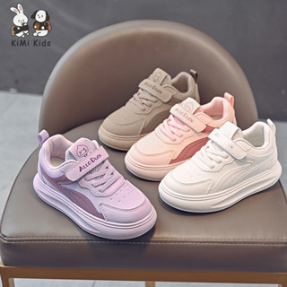 KiMi Kids Giày thể thao bình thường của trẻ em Giày da đế phẳng chống trượt