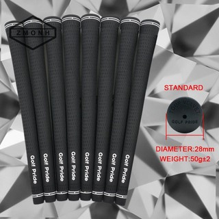 Zmonh Golf Club Grip Classic Cross Grain Đen Tiêu chuẩn Cao su tự nhiên al Handle * mới