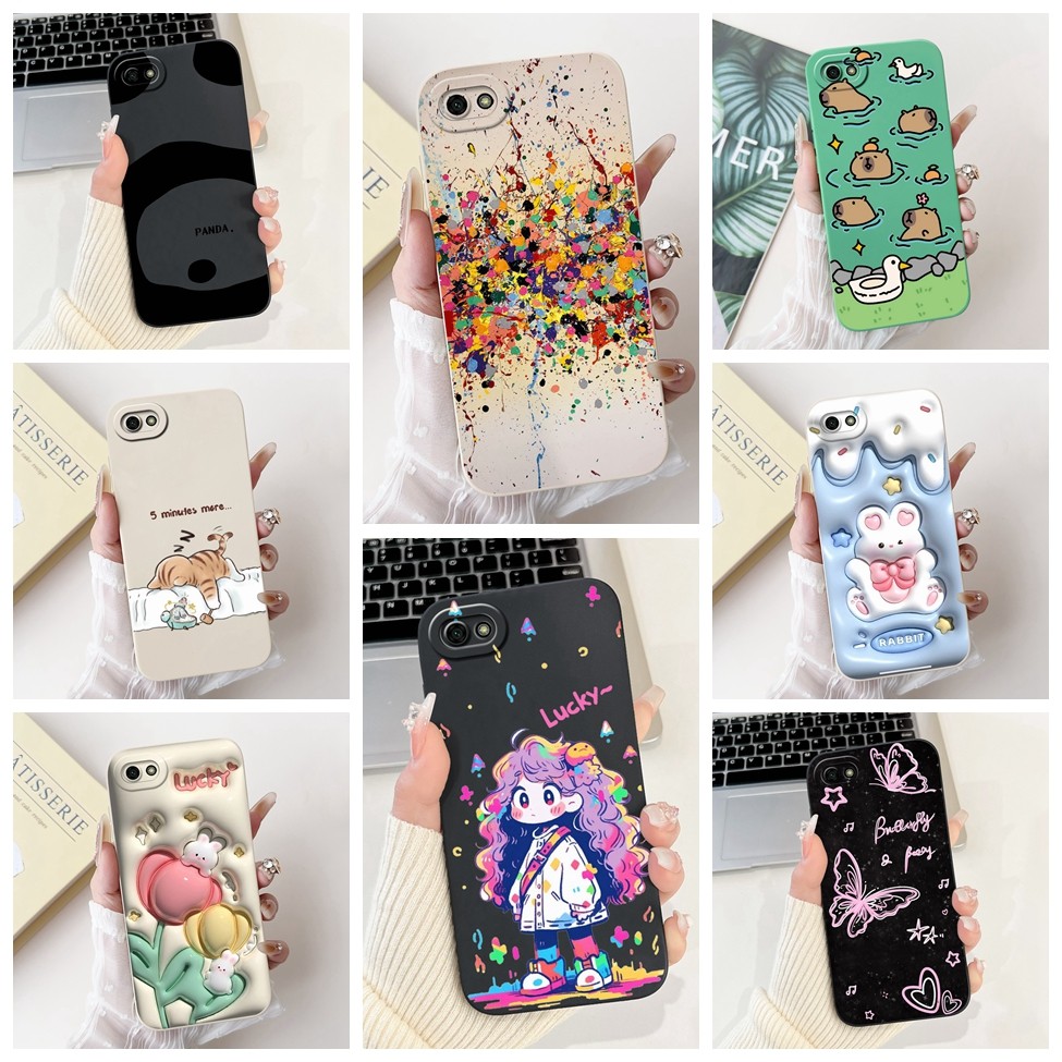 Vivo Y81 Ốp Lưng Mèo Dễ Thương Thời Trang Silicon Ngộ nghĩnh Ốp lưng Vivo Y81 Ốp Lưng 1808 1803 V173