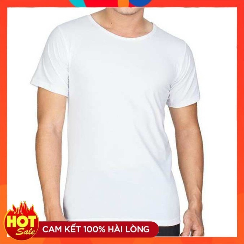Combo 5 Áo lót nam có tay cotton Mỏng trắng hàng Hà Nội Việt Nam MO1