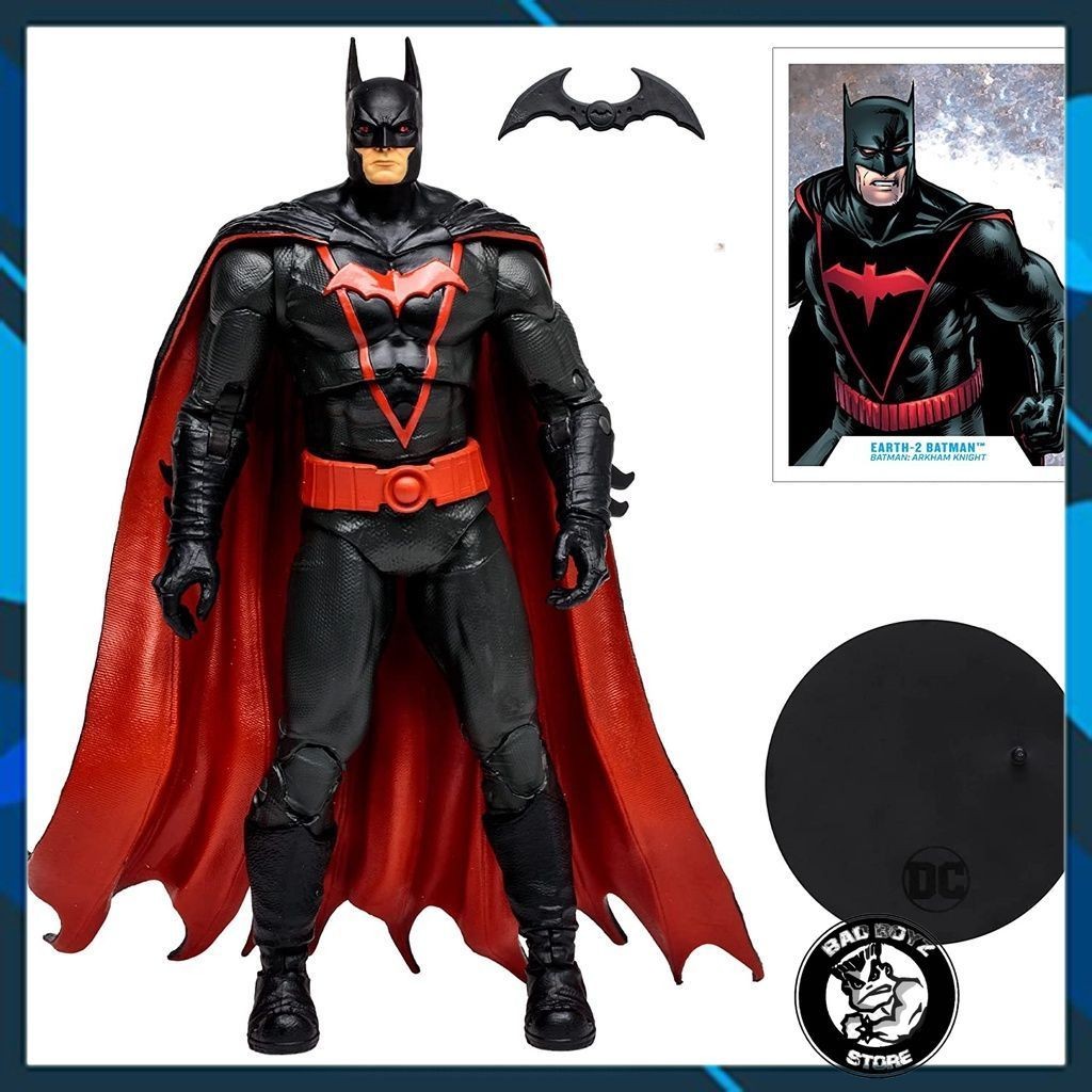 Mô hình McFarlane 🦇 DC Page Punchers 7-inch 🦇 Batman: Arkham Knight - Earth 2 Batman