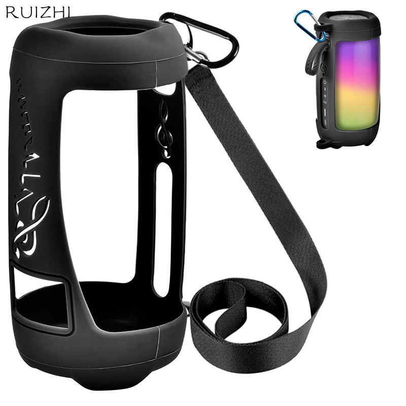 Ốp Lưng Silicon Cho JBL Pulse 5 Pulse5 Loa Bluetooth Du Lịch Mang Theo Bảo Vệ Có Dây Đeo Vai Và Cara
