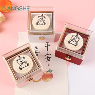 Hộp quà tặng bánh Mini BANGSHE, Hộp lưu trữ quà tặng bạn gái Hộp nhẫn lật gấu, Nhẫn sáng tạo Trang sức trưng bày Quà tặng sinh nhật Valentine Hộp đóng gói cho người yêu