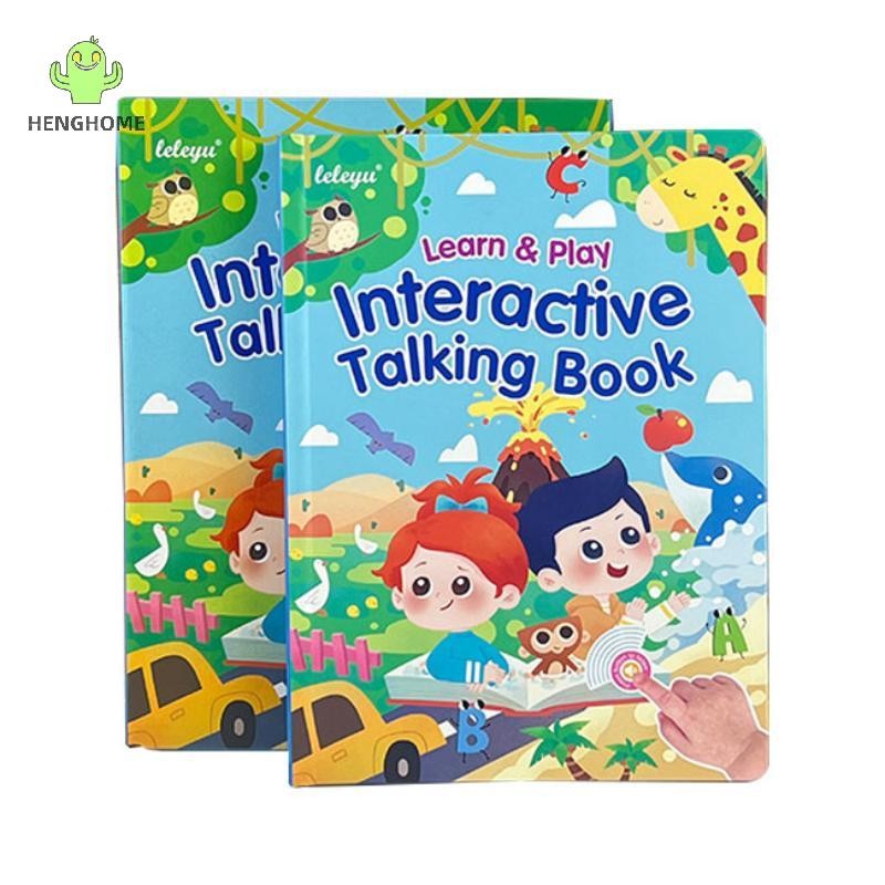 HENGHOME 1 Cái Ebook Đa Năng Montessori Tiếng Anh Từ Máy Học Sách Đọc Sách Điện Tử Cho Bé Đồ Chơi Gi