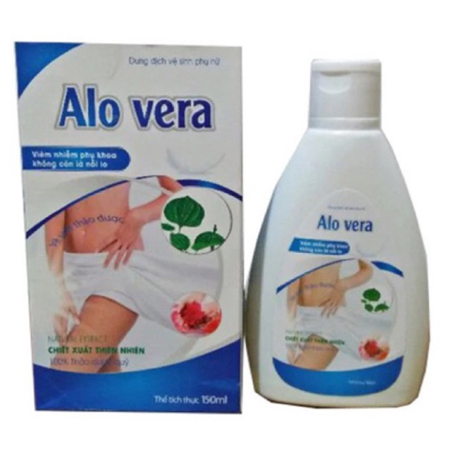 Dung Dịch Vệ Sinh Phụ Nữ NANO ALOVERA Ngừa Viêm Nhiễm Chai 150ml (NEW-2024)