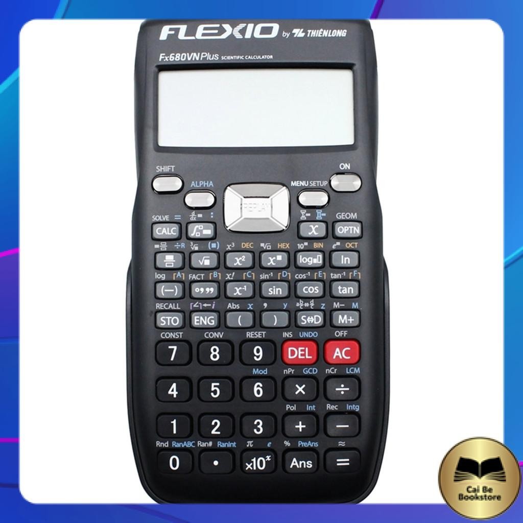 [Chính hãng] Máy tính khoa học Thiên Long Flexio Fx680VN Plus -  Nhà Sách Cái Bè CH1