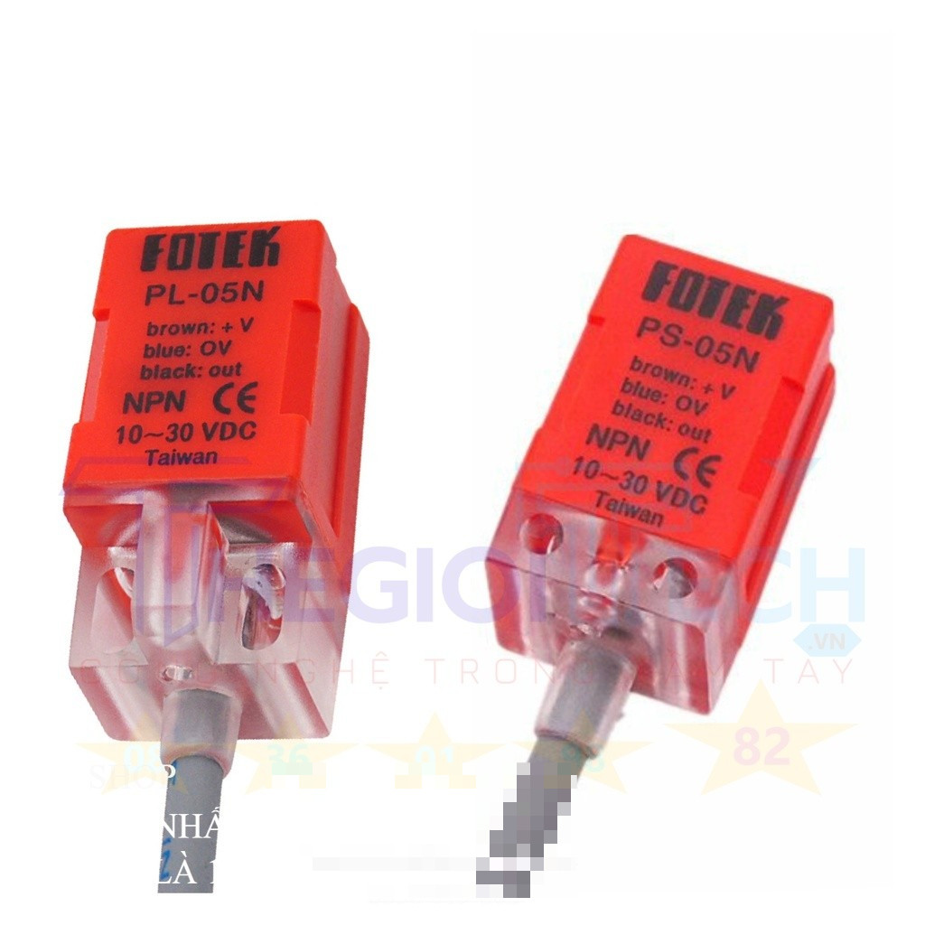 Cảm biến tiệm cận phát hiện kim loại NPN Fotek PL-05N / PS-05N 6-36V