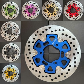 Đĩa sau Raider/Satria lắp Mâm 3 lỗ zin_Đĩa khoen INOX 304 salaya size 220mm lắp heo đồ chơi không cạ_MS1