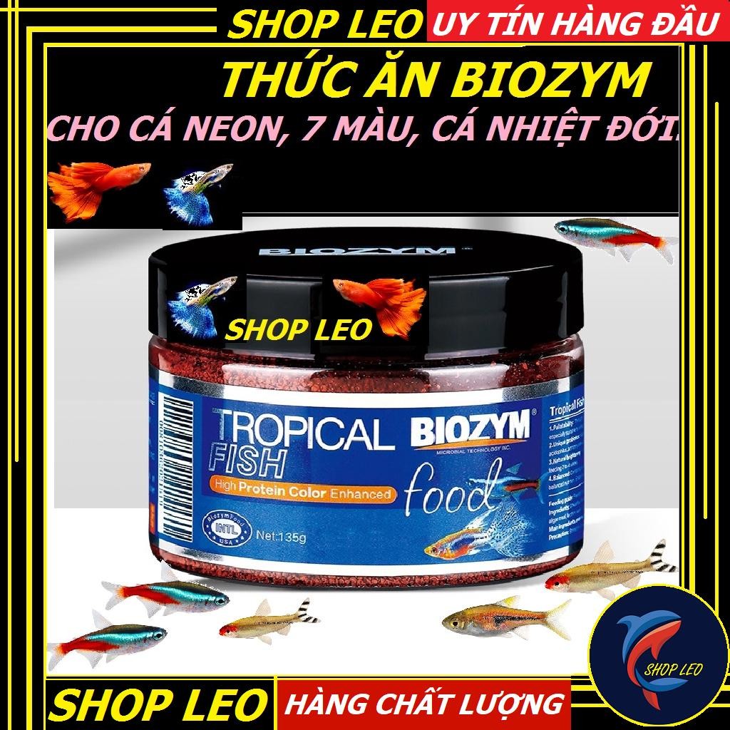Thức ăn BIOZYM tăng màu cá neon, 7 màu, phượng hoàng (BIOZYM) cao cấp - Cám các dòng cá nhiệt đới  -