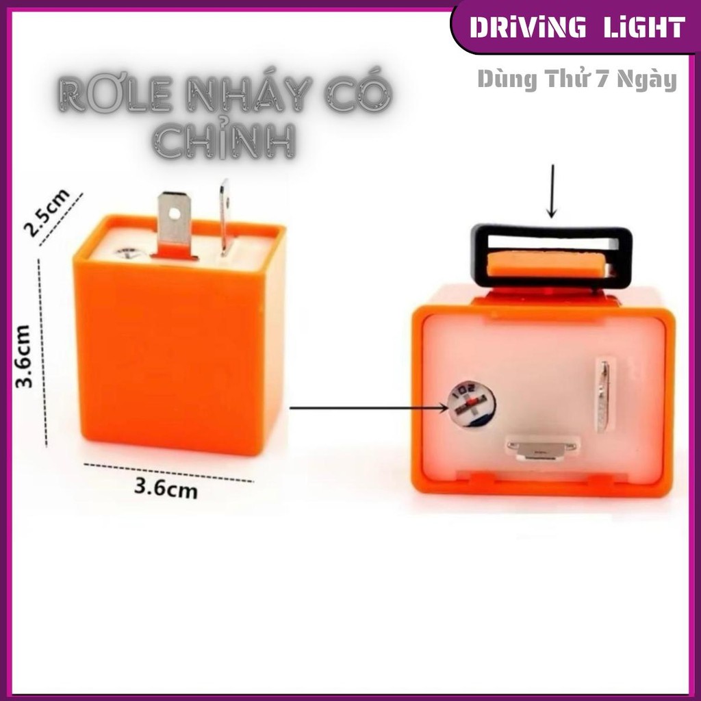 [BH 1 THÁNG] Cục Chớp Điện Tử Chỉnh Nhanh Chậm- Cục Chớp Xi Nhan, Cục Chớp Hazard Xe Máy Phụ Kiện