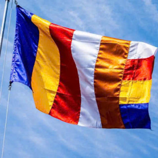 CỜ PHẬT GIÁO 50x90cm , 70x100cm , 80x120cm / CỜ DÂY PHẬT GIÁO 8m LÁ VẢI ĐẸP TREO CHÙA MỪNG NGÀY LỄ PHẬT ĐẢNG